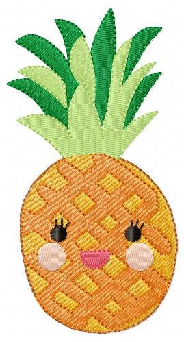 Fruit embroidery design machine embroidery Watermelon embroidery file Pineapple embroidery Pear embroidery Lemon embroidery Fruit with face
