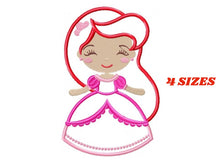 Charger l&#39;image dans la galerie, Ariel embroidery designs - Princess embroidery design disney embroidery machine embroidery pattern - Princess applique girl embroidery file
