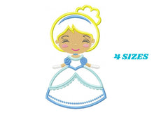 Cargar imagen en el visor de la galería, Cinderella embroidery designs - Princess embroidery design machine embroidery pattern - Disney Princess applique design - baby girl file
