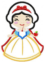 Cargar imagen en el visor de la galería, Snow White embroidery designs - Disney Princess embroidery design machine embroidery pattern - Princess applique design - digital download
