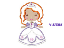 Cargar imagen en el visor de la galería, Sofia embroidery designs - Disney Princess embroidery design machine embroidery pattern - Princess applique design - baby girl embroidery
