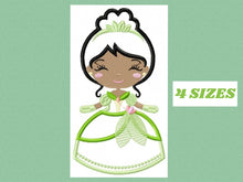 Charger l&#39;image dans la galerie, Tiana embroidery designs - Disney Princess embroidery design machine embroidery pattern - Princess Tiana applique design - baby girl design
