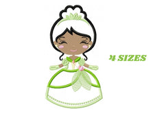 Load image into Gallery viewer, Tiana embroidery designs - Disney Princess embroidery design machine embroidery pattern - Princess Tiana applique design - baby girl design
