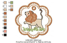 Charger l&#39;image dans la galerie, Safari embroidery design Animals embroidery designs - machine embroidery pattern tag embroidery file frame embroidery filled design
