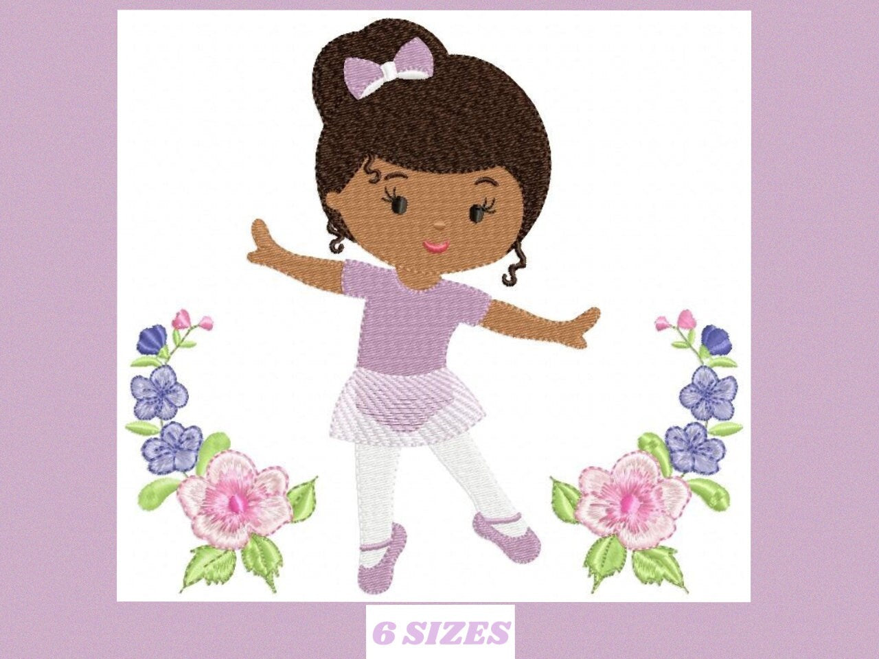 Ballerina embroidery designs - Ballet embroidery design machine embroidery pattern - baby girl embroidery file - dancer embroidery frame