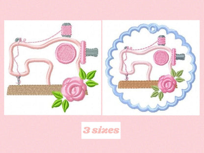 Sewing embroidery designs - Singer embroidery design machine embroidery pattern - sewing machine applique design - sewing pattern pes jef