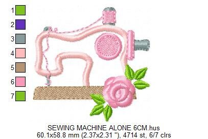 Sewing embroidery designs - Singer embroidery design machine embroidery pattern - sewing machine applique design - sewing pattern pes jef