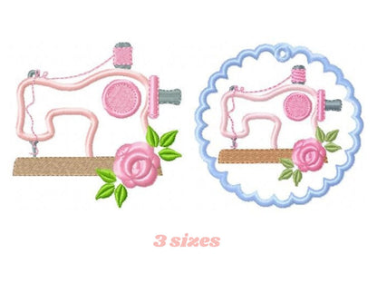 Sewing embroidery designs - Singer embroidery design machine embroidery pattern - sewing machine applique design - sewing pattern pes jef