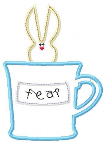 Bunny embroidery design - Rabbit embroidery designs machine embroidery pattern - baby embroidery file - mug embroidery rabbit mug design - Marcia Embroidery