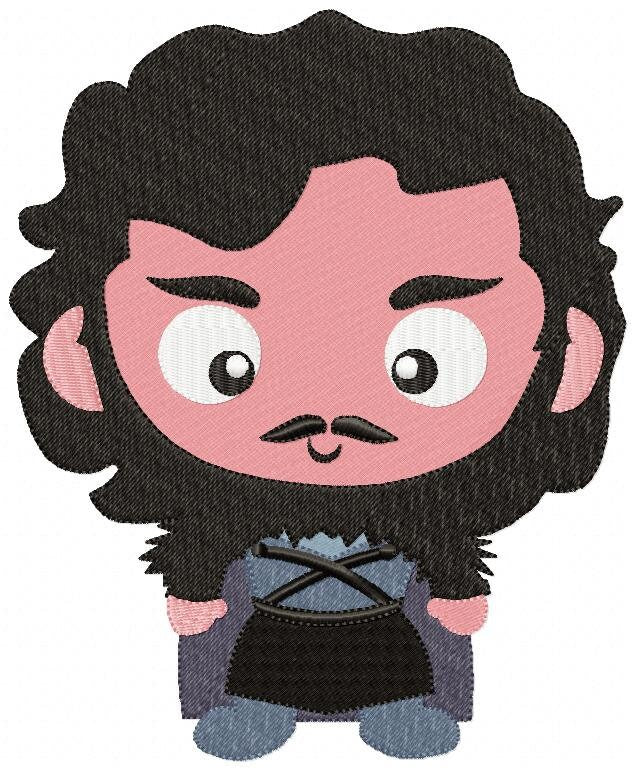 Jon Snow Embroidery design - Game of Thrones embroidery designs machine embroidery pattern - GOT embroidery design digital file download Marcia Embroidery
