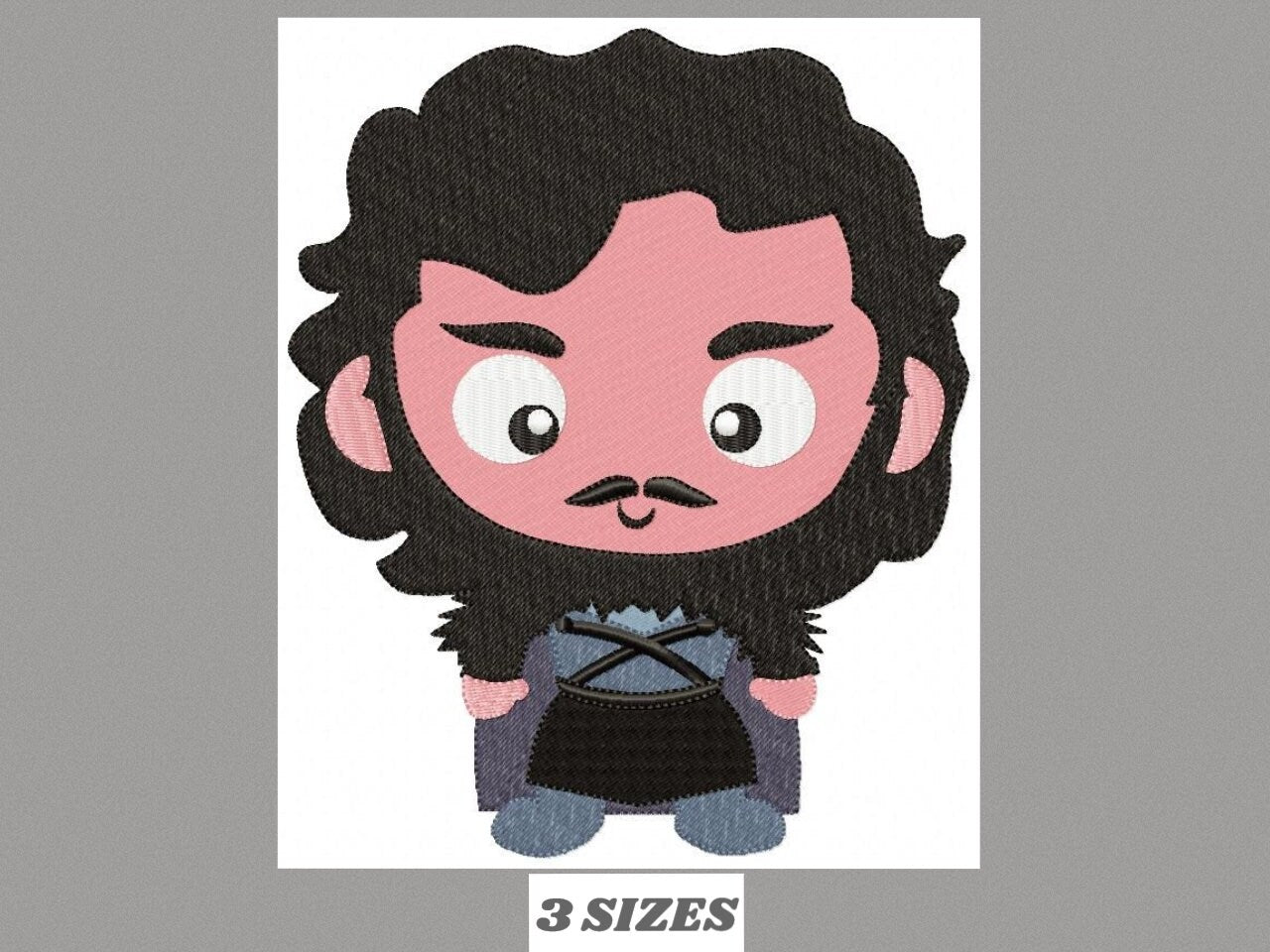 Jon Snow Embroidery design - Game of Thrones embroidery designs machine embroidery pattern - GOT embroidery design digital file download Marcia Embroidery
