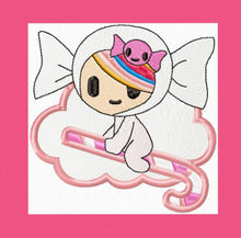 Cargar imagen en el visor de la galería, Caramella embroidery designs - Tokidoki embroidery design machine embroidery pattern - digital download - girl embroidery file Donutella
