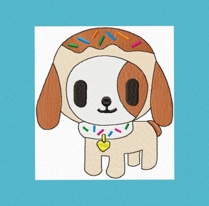 Donutino embroidery designs - Tokidoki embroidery design machine embroidery pattern - instant download - pet embroidery file Donutella Marcia Embroidery