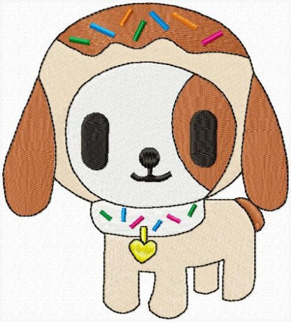 Donutino embroidery designs - Tokidoki embroidery design machine embroidery pattern - instant download - pet embroidery file Donutella Marcia Embroidery