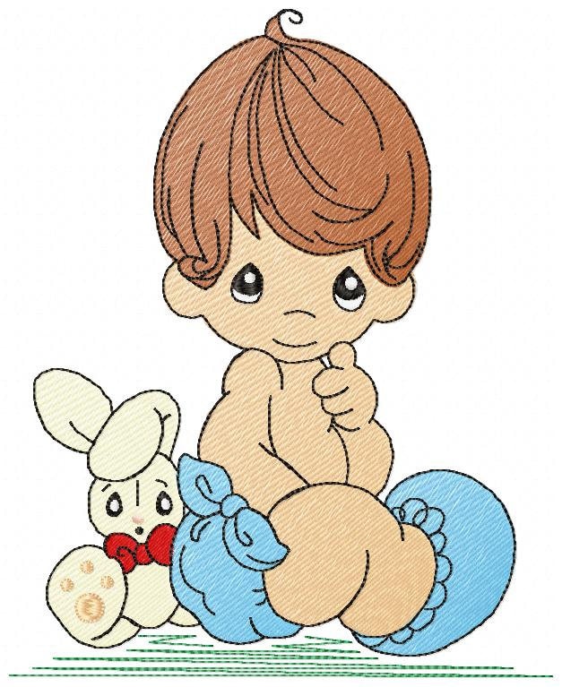 Baby boy embroidery design - Newborn embroidery designs machine embroidery pattern - kid embroidery file - children toddler embroidery kid