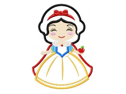 Snow White embroidery designs - Disney Princess embroidery design machine embroidery pattern - Princess applique design - digital download Marcia Embroidery