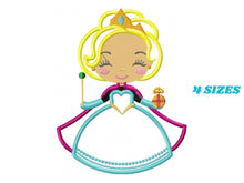 Load image into Gallery viewer, Elsa embroidery designs - Disney Princess embroidery design machine embroidery pattern - Princess applique design - Frozen embroidery file
