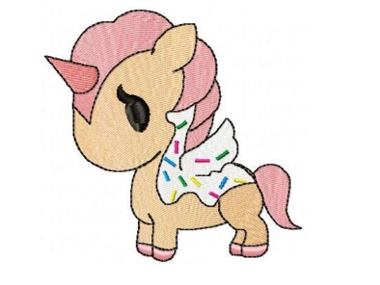 Dolce Unicorn embroidery designs - Tokidoki embroidery design machine embroidery pattern - instant download - cartoon embroidery baby girl - Marcia Embroidery