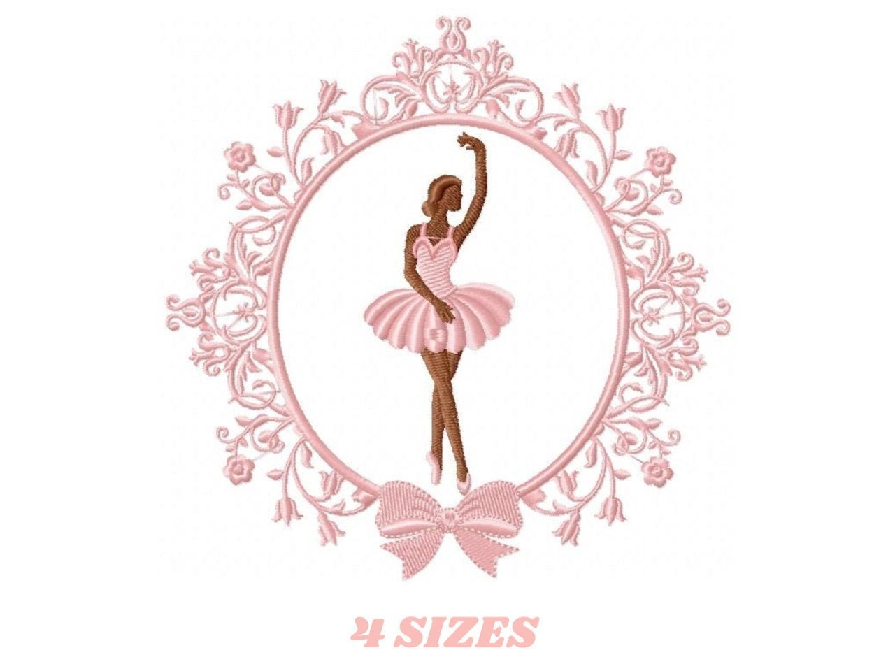 Ballerina embroidery designs - Ballet embroidery design machine embroidery pattern - instant download - baby girl embroidery file dancer