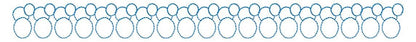 Border embroidery designs - Divider embroidery design machine embroidery pattern - Line embroidery file - tea towel embroidery flourish star