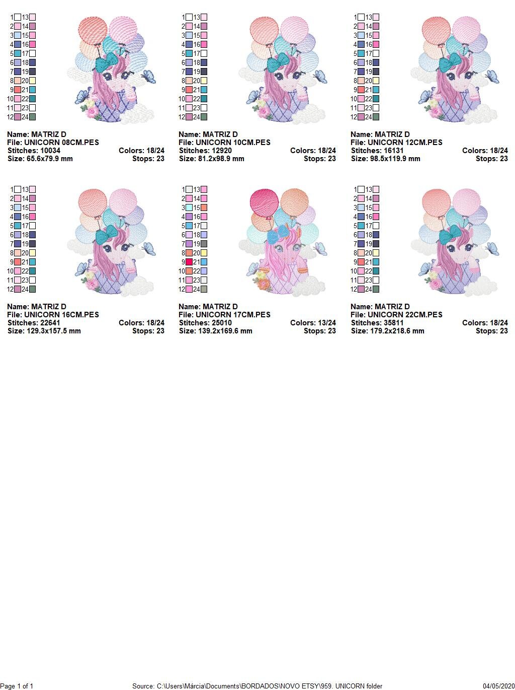 Unicorn embroidery designs - Baby girl embroidery design machine embroidery pattern - Unicorns embroidery file - newborn embroidery nursery