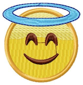 Emoji embroidery design set - Emoticons machine embroidery designs - Smiley embroidery file Emoji Smileys Emoji Faces - instant download