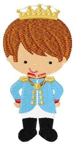 Prince embroidery designs - King embroidery design machine embroidery pattern - Baby boy embroidery file - Fairytale digital download pes