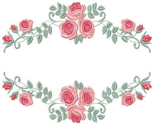 Carica l&#39;immagine nel visualizzatore di Gallery, Roses embroidery designs - Flower embroidery design machine embroidery pattern - Flowers embroidery file - Flowers for towel embroidery pes
