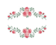 Load image into Gallery viewer, Roses embroidery designs - Flower embroidery design machine embroidery pattern - Flowers embroidery file - Flowers for towel embroidery pes
