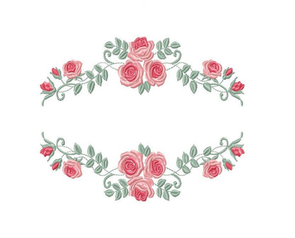 Roses embroidery designs - Flower embroidery design machine embroidery pattern - Flowers embroidery file - Flowers for towel embroidery pes