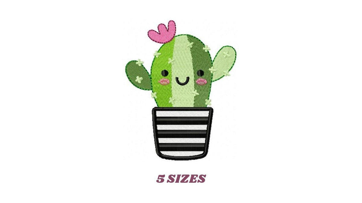 Cactus embroidery designs - Succulent embroidery design machine embroidery pattern - Mexican cactus design - plant embroidery file desert