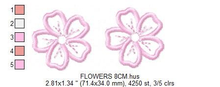 Flowers embroidery designs - Flower embroidery design machine embroidery pattern - Floral embroidery file - instant download roses floral