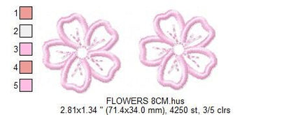 Flowers embroidery designs - Flower embroidery design machine embroidery pattern - Floral embroidery file - instant download roses floral