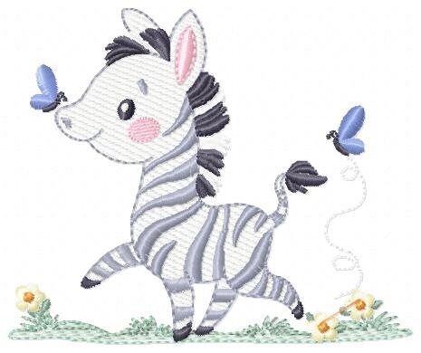 Zebra embroidery designs - Animal embroidery design machine embroidery pattern - Safari embroidery file - instant digital download pes jef