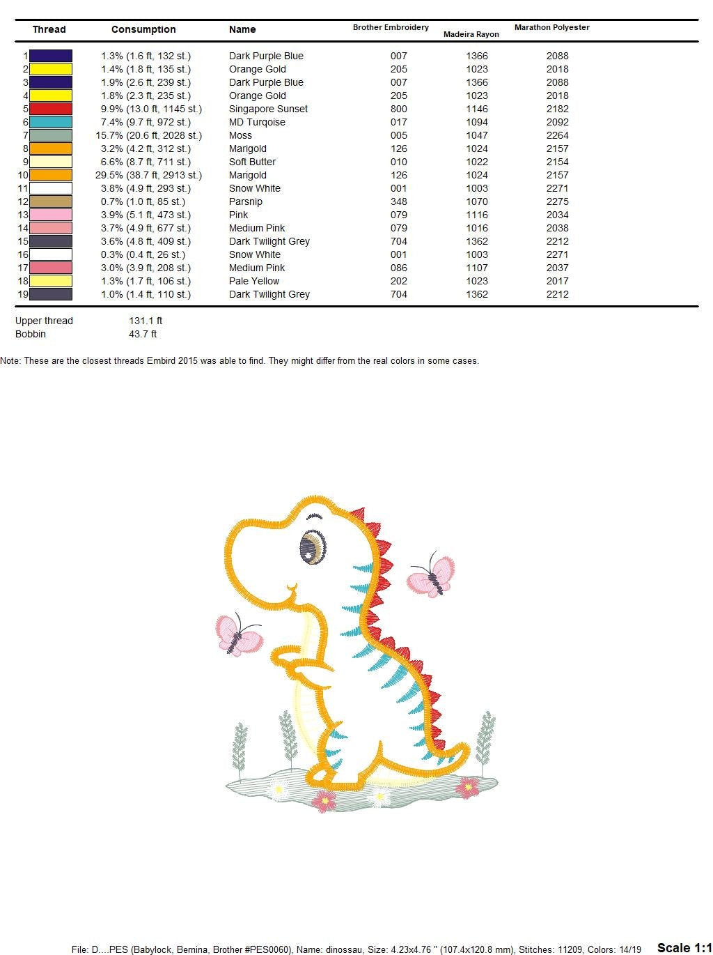 Dinosaur embroidery designs - Dino embroidery design machine embroidery pattern - instant download - Baby boy embroidery file T rex Applique