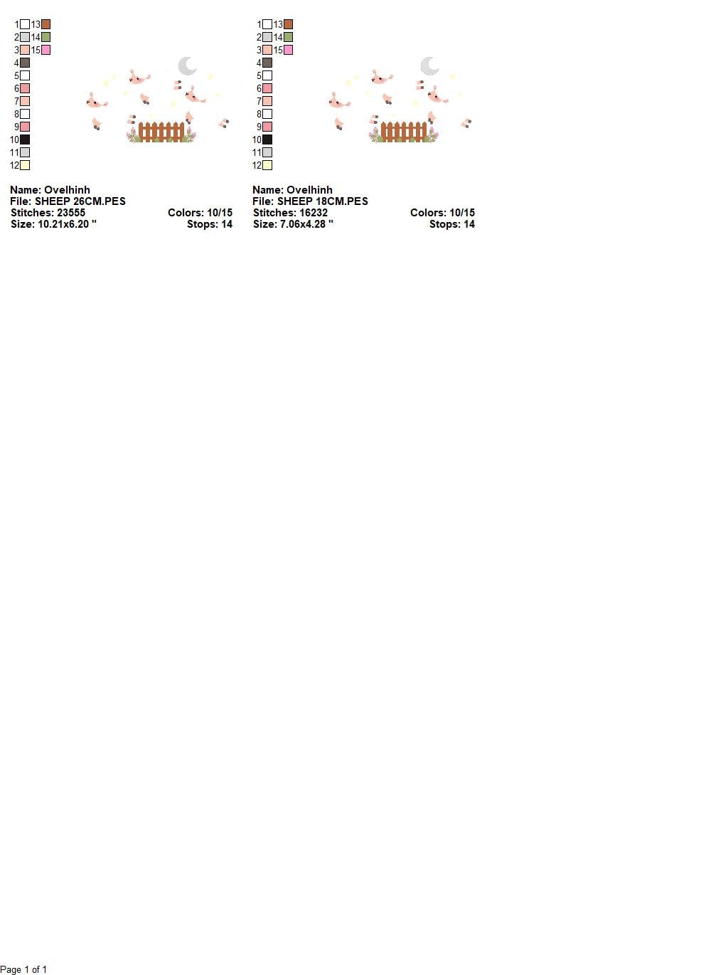 Sheep embroidery design - Lamb embroidery designs machine embroidery pattern - Baby boy embroidery file - counting sheep applique embroidery