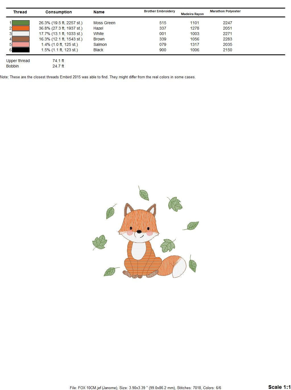 Fox embroidery designs - Red Fox embroidery design machine embroidery pattern - Woodland Animal embroidery file - Baby boy design pes jef