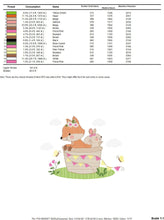 Carica l&#39;immagine nel visualizzatore di Gallery, Fox embroidery designs - Red Fox embroidery design machine embroidery pattern - Animal embroidery file - Rabbit Bunny baby pes jef vp3 hus
