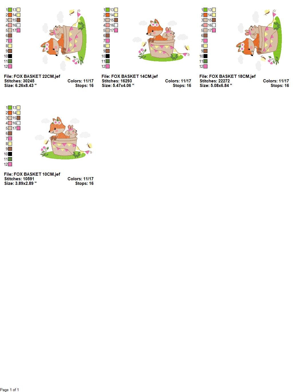 Fox embroidery designs - Red Fox embroidery design machine embroidery pattern - Animal embroidery file - Rabbit Bunny - instant download