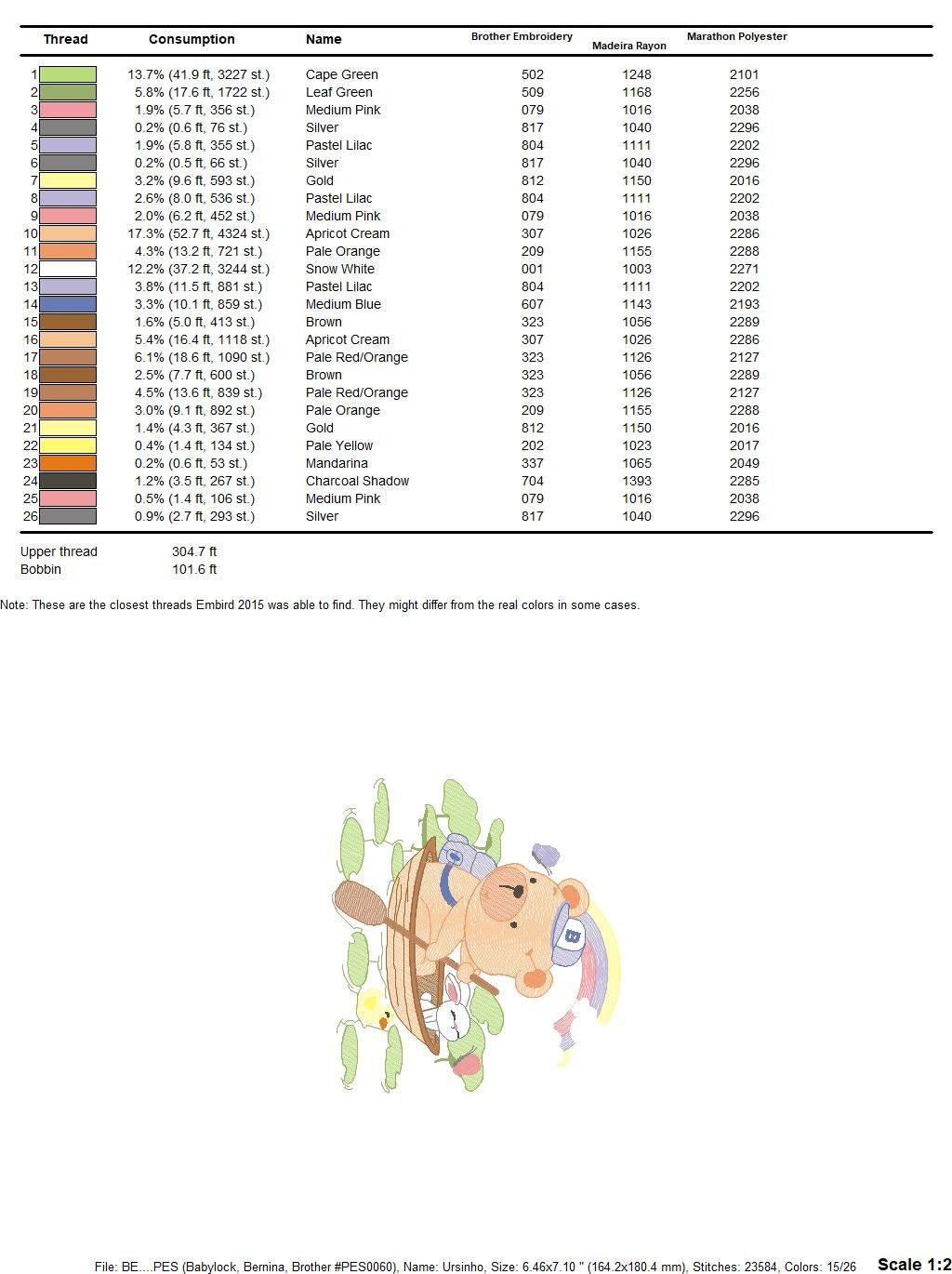 Camping Bear embroidery designs - Sailor bear embroidery design machine embroidery pattern - Boat embroidery file - instant download pes jef Marcia Embroidery