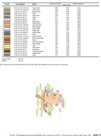 Camping Bear embroidery designs - Sailor bear embroidery design machine embroidery pattern - Boat embroidery file - instant download pes jef Marcia Embroidery