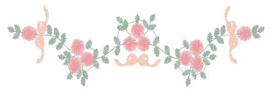 Flowers embroidery designs - Roses embroidery design machine embroidery pattern - Entwined roses embroidery file - instant download towel