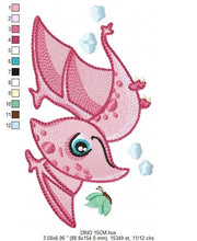 Cargar imagen en el visor de la galería, Dinosaur embroidery designs - Dino embroidery design machine embroidery pattern - instant download - Baby boy embroidery file pterodactyl
