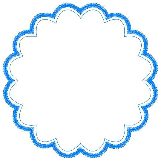 Frame embroidery designs set - Frame Applique Design Shape Embroidery Machine embroidery pattern - Curly Monogram Form - instant download