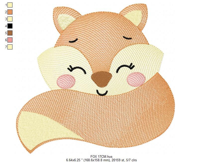 Red Fox embroidery designs - Woodland animals embroidery design machine embroidery pattern - baby girl embroidery file - instant download Marcia Embroidery