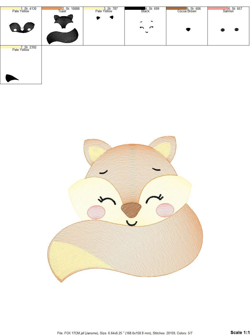 Red Fox embroidery designs - Woodland animals embroidery design machine embroidery pattern - baby girl embroidery file - instant download Marcia Embroidery
