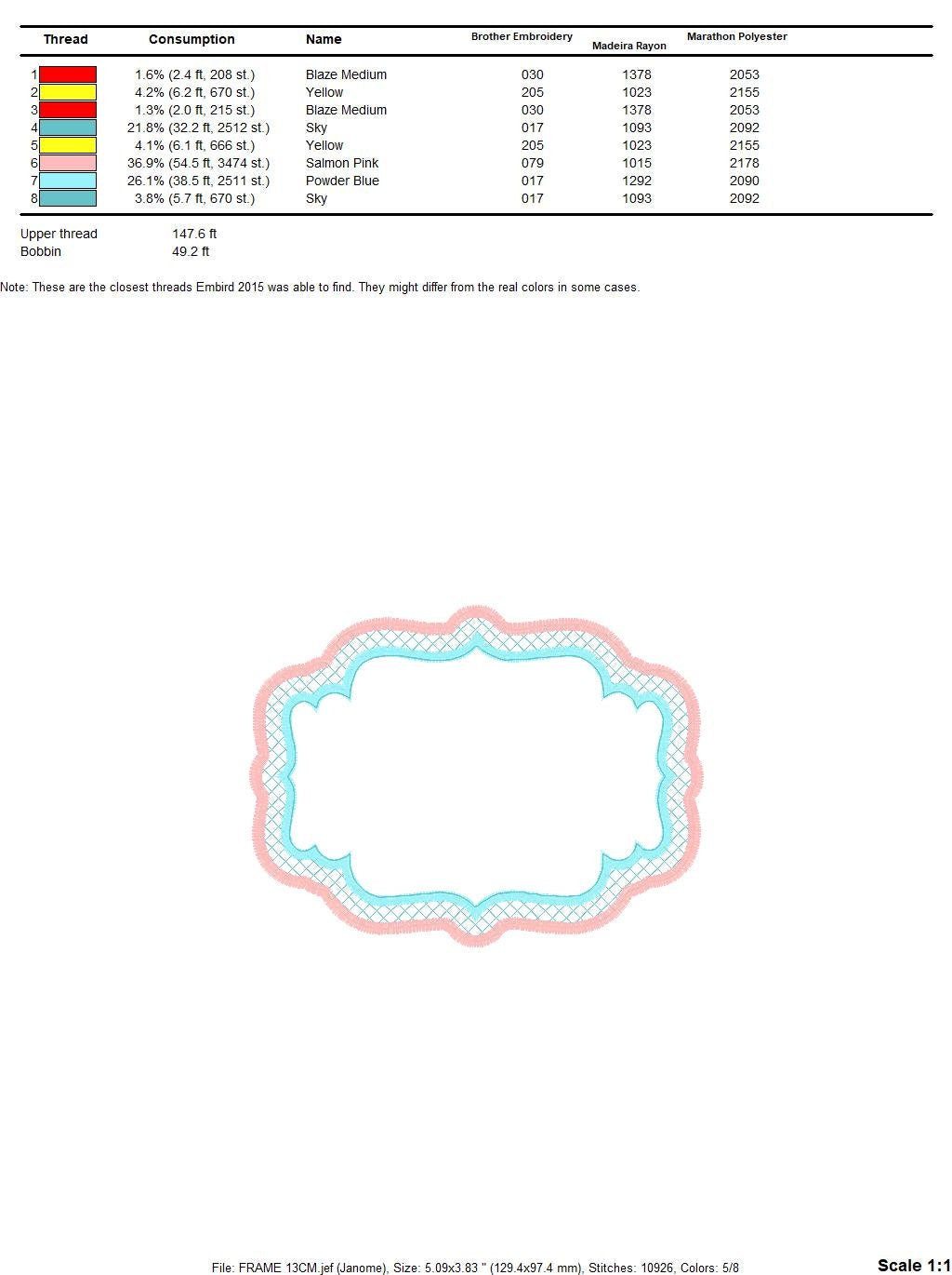 Frame embroidery designs set - Frame Applique Design Shape Embroidery Machine embroidery pattern - Monogram quilt instant download digital