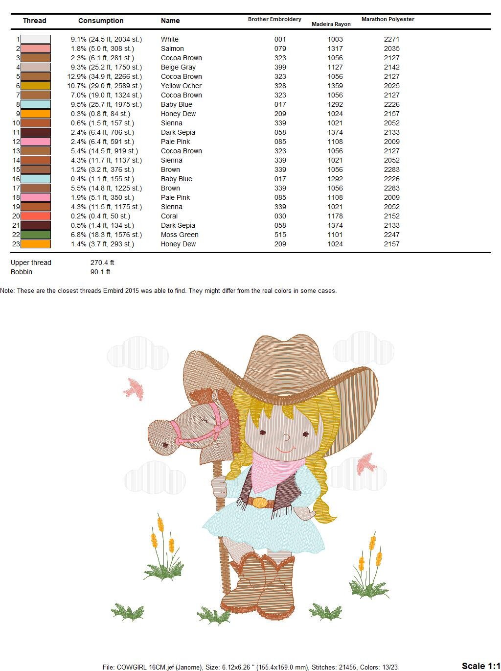 Cowgirl embroidery design - Baby girl embroidery designs machine embroidery pattern - Kid embroidery file Cowboy with Horse instant download
