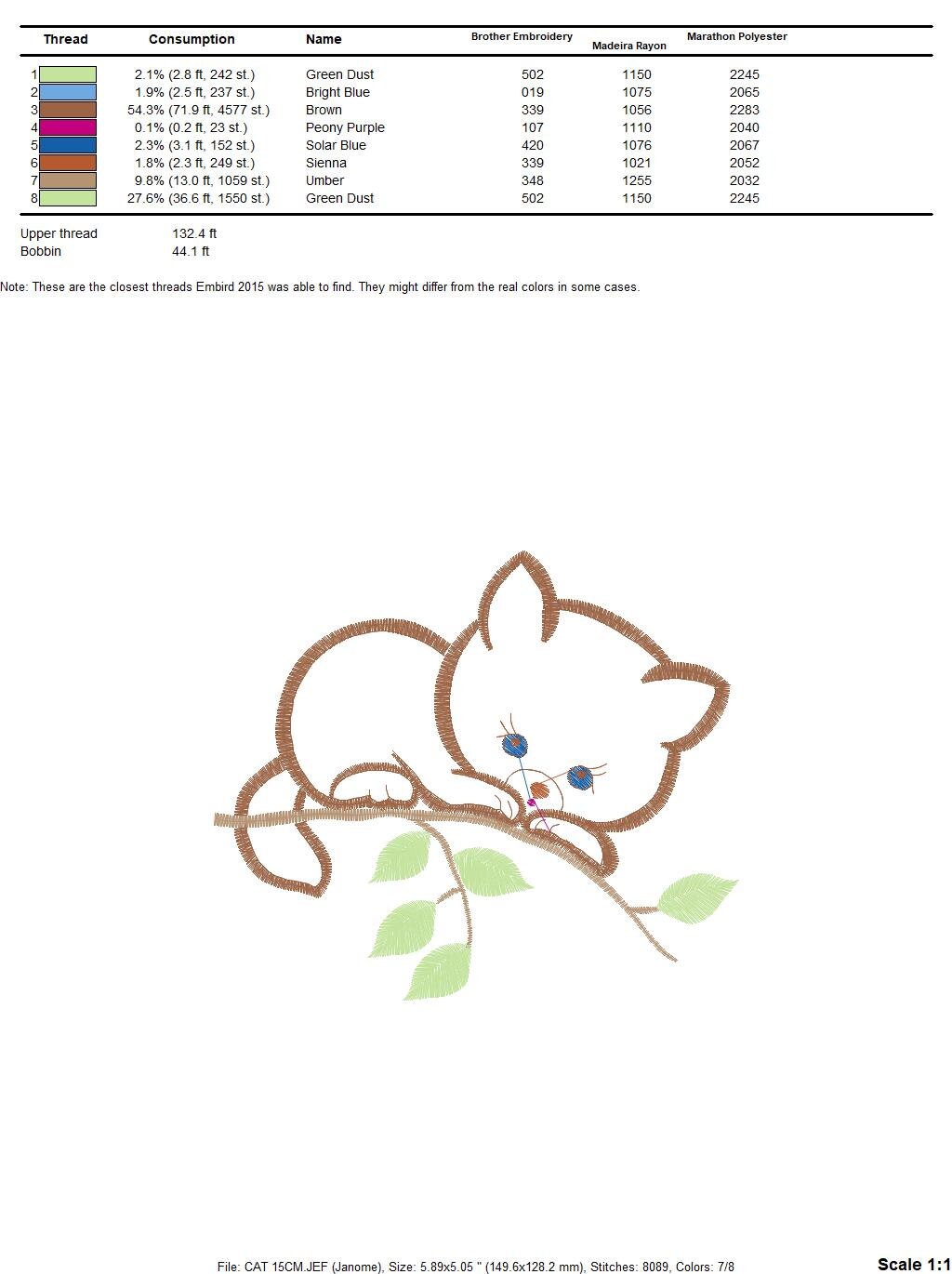 Cat embroidery design - Baby Girl machine embroidery pattern - Kitty applique design - Instant digital download pes jef dst hus vp3 xxx