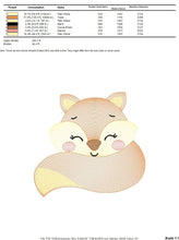 Carica l&#39;immagine nel visualizzatore di Gallery, Red Fox embroidery designs - Woodland animals embroidery design machine embroidery pattern - baby girl embroidery file - instant download
